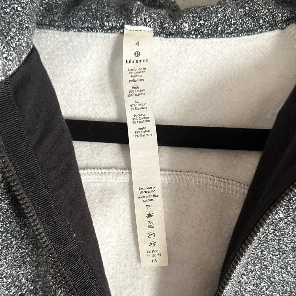 lululemon athletica Black Speckled Jacket - Picture 4 of 6
